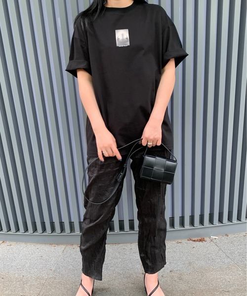 A DEGREE FAHRENHEIT(エーディグリーファーレンハイ)の「【ユニセックス商品】CORSAオーバーサイズT(Tシャツ/カットソー・メンズ・ホワイト/ブラック・MEDIUM/LARGE/FREE)」の22枚目の写真