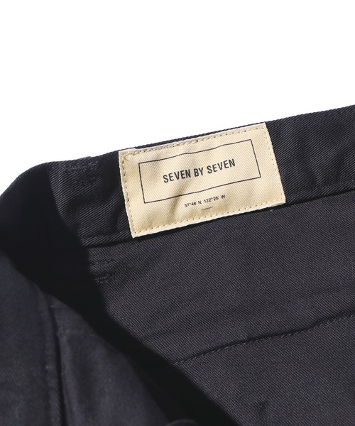 2AM（ツーエイエム）の「SEVEN BY SEVEN/セブン バイ セブン TAPERD CHINO TROUSERS- Splash Paint Embroidery-（スラックス・メンズ・ブラック・M/L）」の7枚目の写真