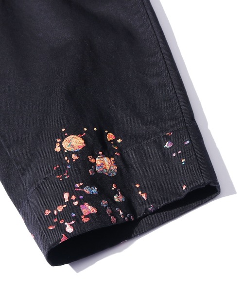 2AM（ツーエイエム）の「SEVEN BY SEVEN/セブン バイ セブン TAPERD CHINO TROUSERS- Splash Paint Embroidery-（スラックス・メンズ・ブラック・M/L）」の3枚目の写真