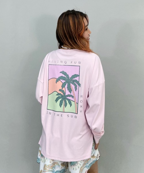 【人気 ROXY ★ Palm Palm 長袖 ラッシュガード バック ジップ 楽天市場】【ROXY】ロキシー 2024春夏 FEEL FREE ZIP RASH