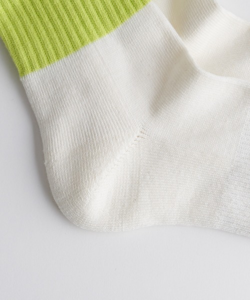 GUNZE（グンゼ）の「【GUNZE×TYPY】バイカラーショートソックス（ソックス/靴下・メンズ・ブラック/ホワイト・23cm～25cm/25cm～27cm）」の5枚目の写真