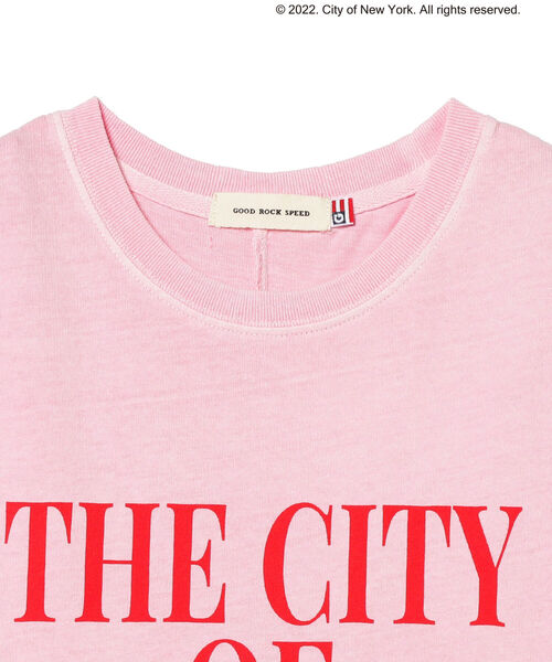 GOOD ROCK SPEED（グッドロックスピード）の「GOOD ROCK SPEED × Ray BEAMS / 別注 NEW YORK CITY ワンピース（ワンピース・レディース・ネイビー/ピンク・ONE SIZE）」の8枚目の写真