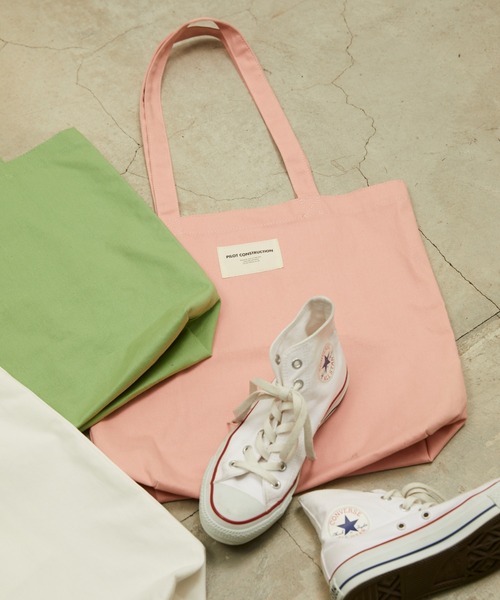 WEGO（ウィゴー）の「WEGO/タグカラートートバッグ（トートバッグ・メンズ・ホワイト/ベージュ/ブラック/グリーン系その他/ピンク・FREE）」の21枚目の写真