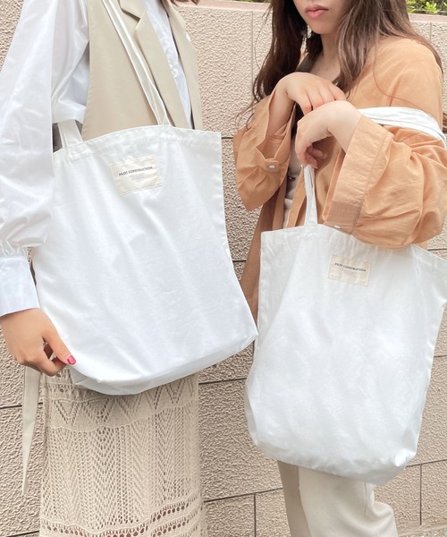 WEGO（ウィゴー）の「WEGO/タグカラートートバッグ（トートバッグ・メンズ・ホワイト/ベージュ/ブラック/グリーン系その他/ピンク・FREE）」の14枚目の写真