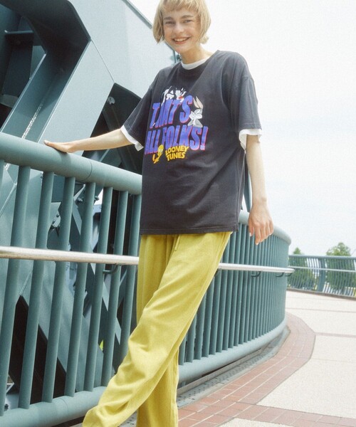 FREAK'S STORE（フリークスストア）の「【一部WEB限定】リネンレーヨンイージーパンツ/コットンレーヨンイージーパンツ（その他パンツ・レディース・ブラック/オフホワイト/オリーブ/オレンジ/グリーン/ピンク系その他/ブルーグリーン/ブルー/ネイビー/サックスブルー・ﾌﾘ-）」の11枚目の写真