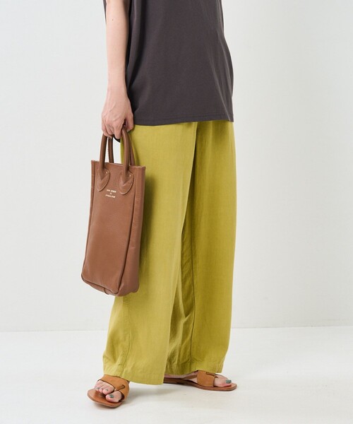 FREAK'S STORE（フリークスストア）の「【一部WEB限定】リネンレーヨンイージーパンツ/コットンレーヨンイージーパンツ（その他パンツ・レディース・ブラック/オフホワイト/オリーブ/オレンジ/グリーン/ピンク系その他/ブルーグリーン/ブルー/ネイビー/サックスブルー・ﾌﾘ-）」の18枚目の写真