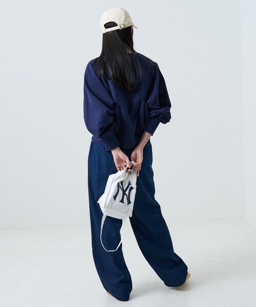 FREAK'S STORE（フリークスストア）の「【一部WEB限定】リネンレーヨンイージーパンツ/コットンレーヨンイージーパンツ（その他パンツ・レディース・ブラック/オフホワイト/オリーブ/オレンジ/グリーン/ピンク系その他/ブルーグリーン/ブルー/ネイビー/サックスブルー・ﾌﾘ-）」の17枚目の写真