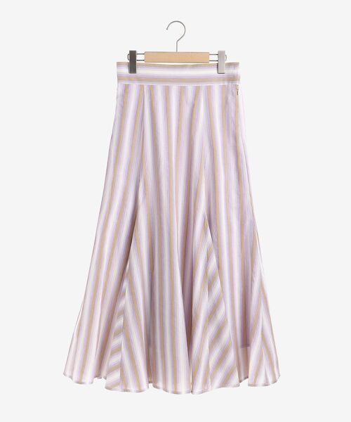 le.coeur blanc(ルクールブラン)の「ドビーストライプフレアスカート(スカート・レディース・パープル系その他/イエロー系その他・38)」の3枚目の写真
