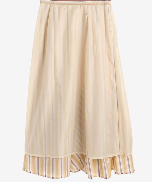 le.coeur blanc(ルクールブラン)の「ドビーストライプフレアスカート(スカート・レディース・パープル系その他/イエロー系その他・38)」の22枚目の写真