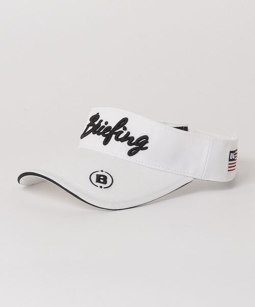 BRIEFING（ブリーフィング）の「【ブリーフィングゴルフ】WOMENS BASIC VISOR/ウィメンズベーシックバイザー（サンバイザー・レディース・ネイビー/ホワイト/オリーブ/ブラック・FREE）」の2枚目の写真