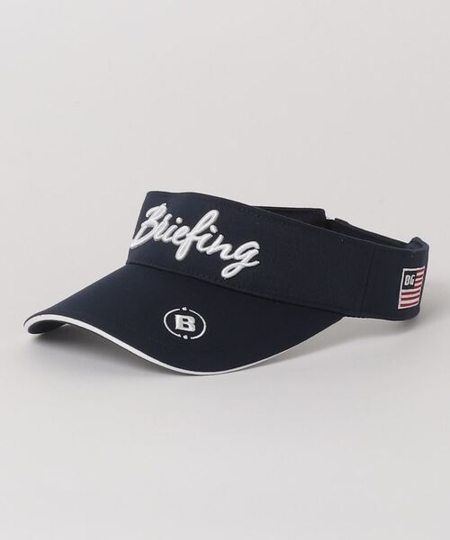 BRIEFING（ブリーフィング）の「【ブリーフィングゴルフ】WOMENS BASIC VISOR/ウィメンズベーシックバイザー（サンバイザー・レディース・ネイビー/ホワイト/オリーブ/ブラック・FREE）」の9枚目の写真
