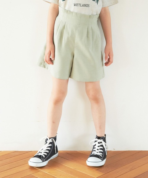 GLOBAL WORK(グローバルワーク)の「キッズ/さらさら快適キュロット/273288(その他パンツ・キッズ・チャコールグレー/カーキ/ライトピンク/アイボリー/グリーン系その他6/オレンジ・110cm/100cm/120cm/130cm/160cm/150cm/140cm)」の11枚目の写真