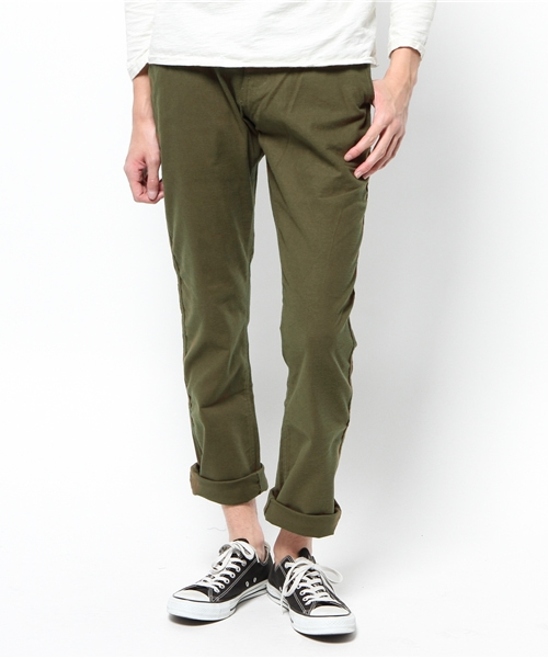 OUTLET（アウトレット）の「【CIAOPANIC TYPY】起毛カルゼストレッチトラウザー（その他パンツ・メンズ・ゴールド/ネイビー/オリーブ/レッド/ホワイト・LARGE/SMALL/MEDIUM）」の3枚目の写真