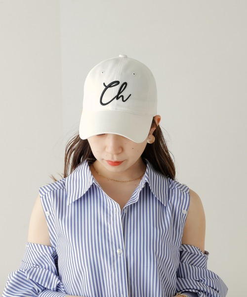 Chico（チコ）の「Chキャップ（キャップ・レディース・ホワイト/ミント/ネイビー/ピンク/ベージュ/ブラック/グリーン・FREE）」の17枚目の写真