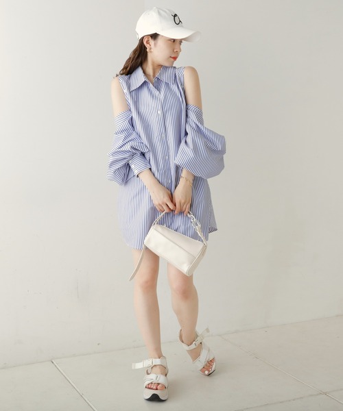 Chico（チコ）の「Chキャップ（キャップ・レディース・ホワイト/ミント/ネイビー/ピンク/ベージュ/ブラック/グリーン・FREE）」の8枚目の写真