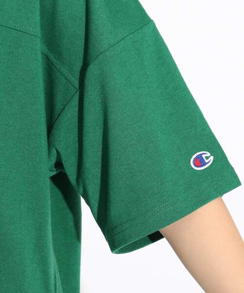 Champion(チャンピオン)の「【Champion/チャンピオン】バックカレッジTシャツ(Tシャツ/カットソー・キッズ・オフホワイト/グリーン・15 /14/16)」の7枚目の写真