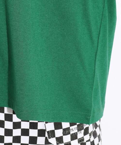 Champion(チャンピオン)の「【Champion/チャンピオン】バックカレッジTシャツ(Tシャツ/カットソー・キッズ・オフホワイト/グリーン・15 /14/16)」の8枚目の写真