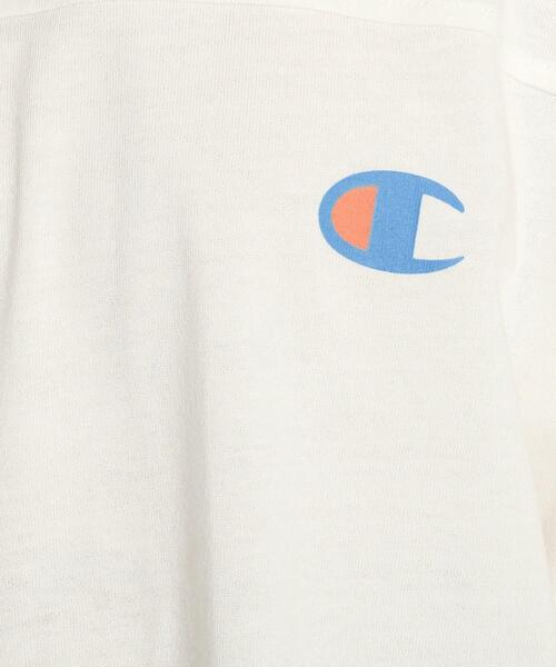 Champion(チャンピオン)の「【Champion/チャンピオン】バックカレッジTシャツ(Tシャツ/カットソー・キッズ・オフホワイト/グリーン・15 /14/16)」の10枚目の写真