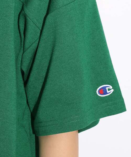 Champion(チャンピオン)の「【Champion/チャンピオン】バックカレッジTシャツ(Tシャツ/カットソー・キッズ・オフホワイト/グリーン・15 /14/16)」の12枚目の写真