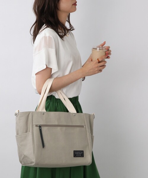 DRESKIP(ドレスキップ)の「◆多収納マザーズトートバッグ(トートバッグ・レディース・ダークグリーン/グレー/アイボリー・00)」の19枚目の写真