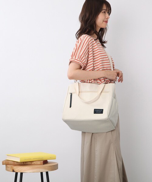 DRESKIP(ドレスキップ)の「◆多収納マザーズトートバッグ(トートバッグ・レディース・ダークグリーン/グレー/アイボリー・00)」の15枚目の写真