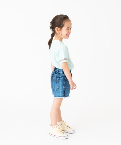 RUGGEDWORKS(ラゲッドワークス)の「袖ラインチュール半袖TEE(Tシャツ/カットソー・キッズ・パープル/ライトグリーン・110/150/120/140/130/100)」の10枚目の写真