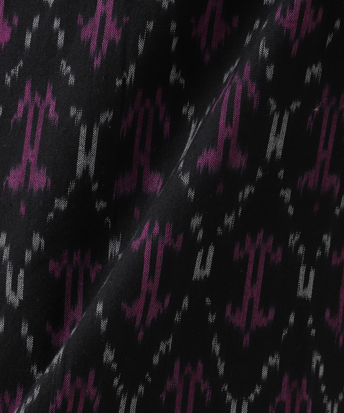 B.C STOCK(ベーセーストック)の「INDIA FAB. IKAT ジャガード シャツカーディガン(シャツ/ブラウス・メンズ・パープル/ネイビー/ブラウン・MEDIUM/LARGE)」の20枚目の写真