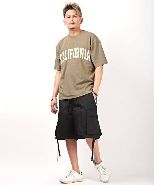 LUXSTYLE(ラグスタイル)の「ケミカル加工カレッジロゴプリントTシャツ(Tシャツ/カットソー・メンズ・ベージュ/ネイビー/チャコール・M/L)」の17枚目の写真
