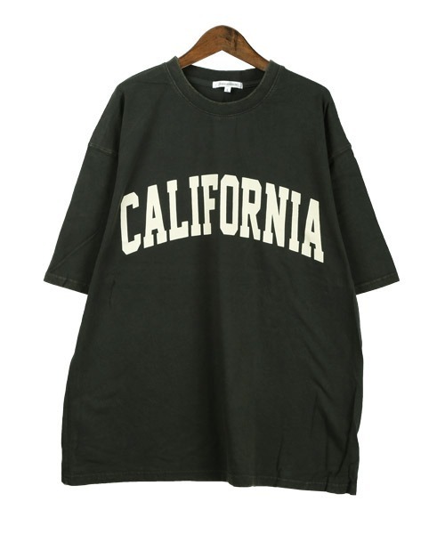LUXSTYLE(ラグスタイル)の「ケミカル加工カレッジロゴプリントTシャツ(Tシャツ/カットソー・メンズ・ベージュ/ネイビー/チャコール・M/L)」の6枚目の写真
