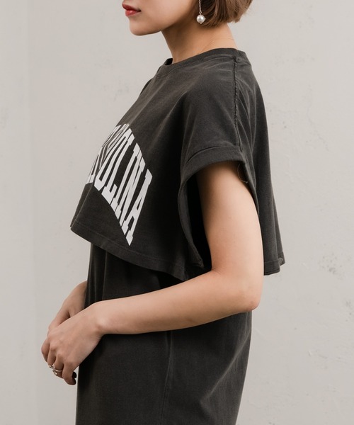 GOOD ROCK SPEED（グッドロックスピード）の「【GOOD ROCK SPEED】キャミワンピ&Tシャツセット（ワンピース・レディース・ブラック・FREE）」の8枚目の写真