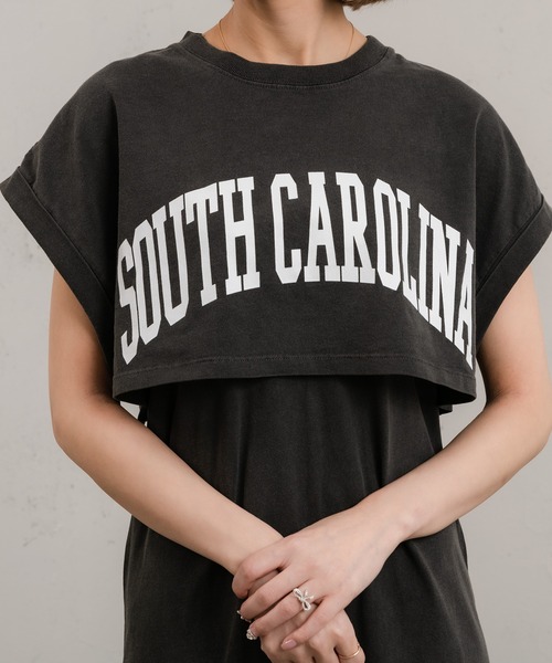 GOOD ROCK SPEED（グッドロックスピード）の「【GOOD ROCK SPEED】キャミワンピ&Tシャツセット（ワンピース・レディース・ブラック・FREE）」の7枚目の写真