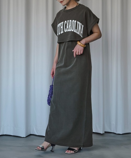 GOOD ROCK SPEED（グッドロックスピード）の「【GOOD ROCK SPEED】キャミワンピ&Tシャツセット（ワンピース・レディース・ブラック・FREE）」の13枚目の写真