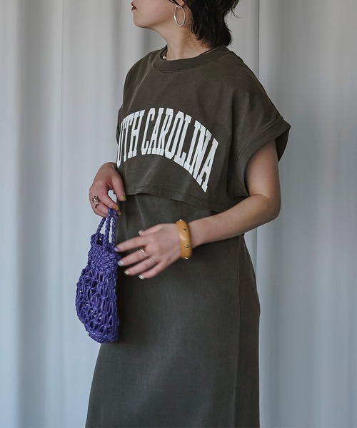 GOOD ROCK SPEED（グッドロックスピード）の「【GOOD ROCK SPEED】キャミワンピ&Tシャツセット（ワンピース・レディース・ブラック・FREE）」の16枚目の写真