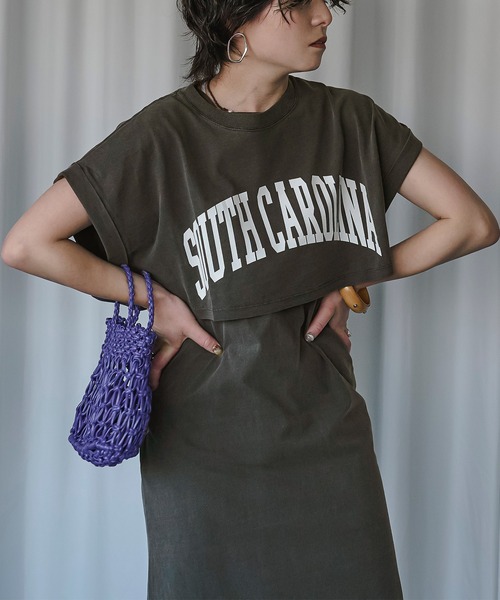 GOOD ROCK SPEED（グッドロックスピード）の「【GOOD ROCK SPEED】キャミワンピ&Tシャツセット（ワンピース・レディース・ブラック・FREE）」の15枚目の写真