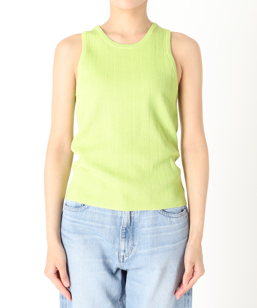 IENA（イエナ）の「maison 撚り杢アメスリタンクトップ（タンクトップ・レディース・ブラウン/ライトグリーン・FREE）」の13枚目の写真