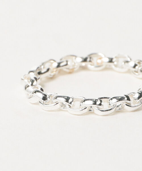 Ray BEAMS（レイビームス）の「Ray BEAMS / シルバー アズキ チェーン リング（リング・レディース・シルバー・12/10）」の3枚目の写真