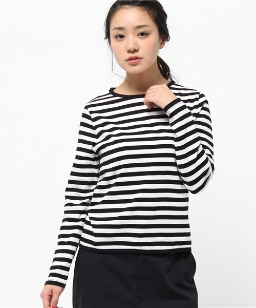 B:MING by BEAMS(ビーミングバイビームス)の「ビーミング by ビームス / ボーダー長袖カットソー(Tシャツ/カットソー・レディース・ブラック/レッド/イエロー/ブルー・ONE SIZE)」の14枚目の写真
