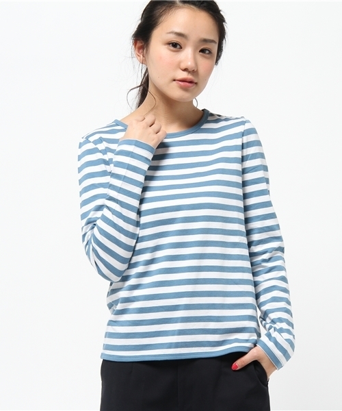 B:MING by BEAMS(ビーミングバイビームス)の「ビーミング by ビームス / ボーダー長袖カットソー(Tシャツ/カットソー・レディース・ブラック/レッド/イエロー/ブルー・ONE SIZE)」の15枚目の写真