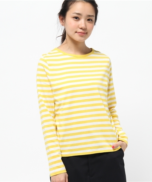 B:MING by BEAMS(ビーミングバイビームス)の「ビーミング by ビームス / ボーダー長袖カットソー(Tシャツ/カットソー・レディース・ブラック/レッド/イエロー/ブルー・ONE SIZE)」の16枚目の写真