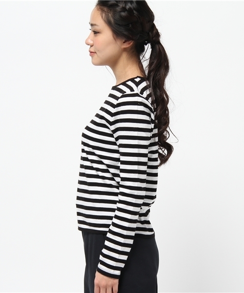 B:MING by BEAMS(ビーミングバイビームス)の「ビーミング by ビームス / ボーダー長袖カットソー(Tシャツ/カットソー・レディース・ブラック/レッド/イエロー/ブルー・ONE SIZE)」の5枚目の写真