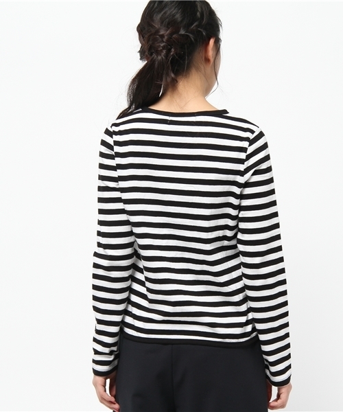 B:MING by BEAMS(ビーミングバイビームス)の「ビーミング by ビームス / ボーダー長袖カットソー(Tシャツ/カットソー・レディース・ブラック/レッド/イエロー/ブルー・ONE SIZE)」の6枚目の写真