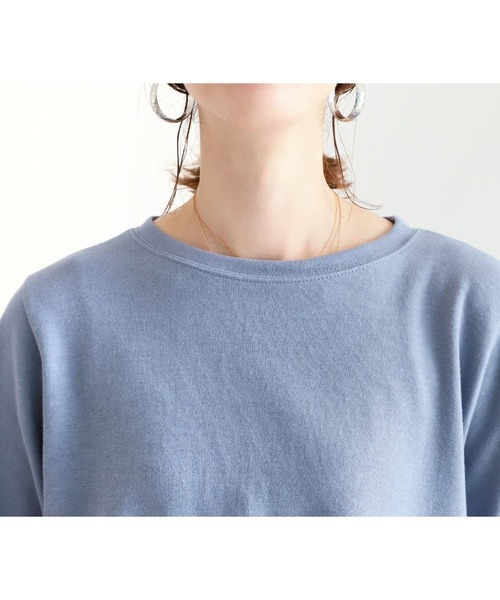 reca(レカ)の「袖パール付きフレアチュニックカットソー(Tシャツ/カットソー・レディース・ブラック/ブルー系その他/グレイッシュベージュ・FREE)」の18枚目の写真