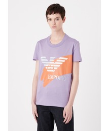 EMPORIO ARMANI | 【エンポリオ アルマーニ】Tシャツ オーガニックジャージー ボールドEAロゴ(Tシャツ/カットソー)