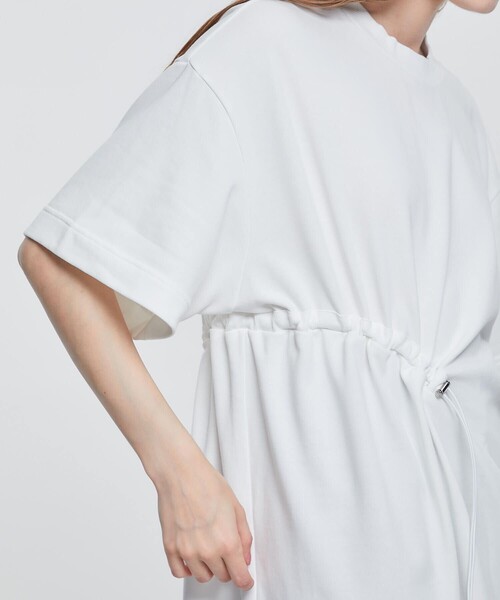 UJOH（ウジョー）の「【UJOH/(ウジョー)】ドローコードワンピース U772-T05-021（ワンピース・レディース・ホワイト/ダークグレー/ブラック・2）」の11枚目の写真