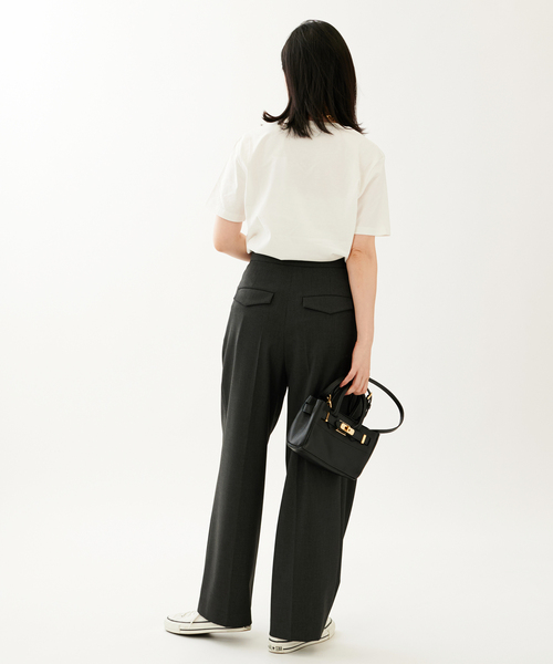 JOURNAL STANDARD SELECT(ジャーナルスタンダードセレクト)の「【LES PETITS BASICS/ルベーシック】 CAFECROISSANT NAVY PR:Tシャツ(Tシャツ/カットソー・レディース・アイボリー・SMALL)」の9枚目の写真