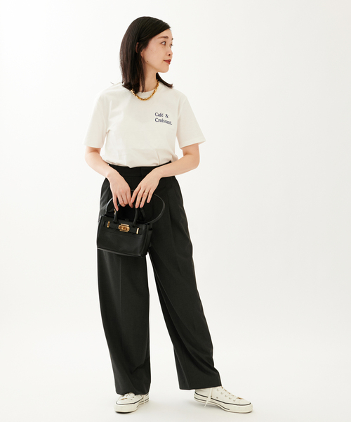 JOURNAL STANDARD SELECT(ジャーナルスタンダードセレクト)の「【LES PETITS BASICS/ルベーシック】 CAFECROISSANT NAVY PR:Tシャツ(Tシャツ/カットソー・レディース・アイボリー・SMALL)」の13枚目の写真