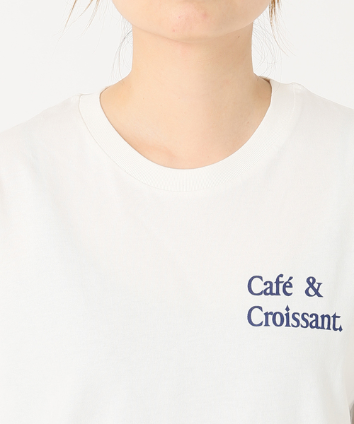 JOURNAL STANDARD SELECT(ジャーナルスタンダードセレクト)の「【LES PETITS BASICS/ルベーシック】 CAFECROISSANT NAVY PR:Tシャツ(Tシャツ/カットソー・レディース・アイボリー・SMALL)」の8枚目の写真