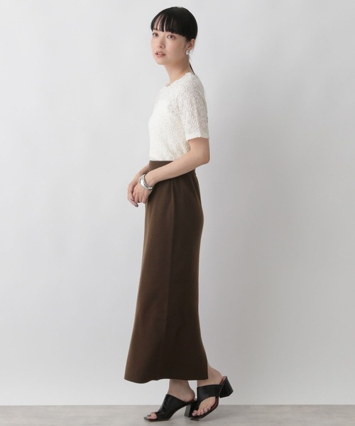 LOWRYS FARM(ローリーズファーム)の「シャーリングTシャツ 349140(Tシャツ/カットソー・レディース・ブルー/アイボリー/ブラック・FREE)」の17枚目の写真