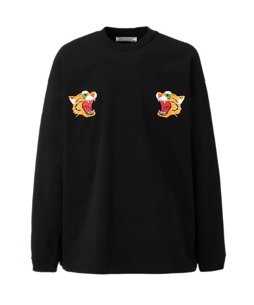 Onitsuka Tiger(オニツカタイガー)の「LS GRAPHIC TEE / エルエスグラフィックティー(Tシャツ/カットソー・レディース・ホワイト/ブラック・S/M/L/XL)」の2枚目の写真