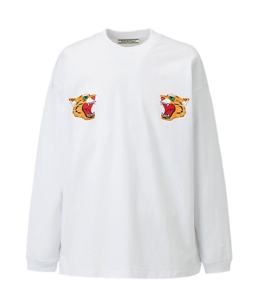 Onitsuka Tiger(オニツカタイガー)の「LS GRAPHIC TEE / エルエスグラフィックティー(Tシャツ/カットソー・レディース・ホワイト/ブラック・S/M/L/XL)」の8枚目の写真
